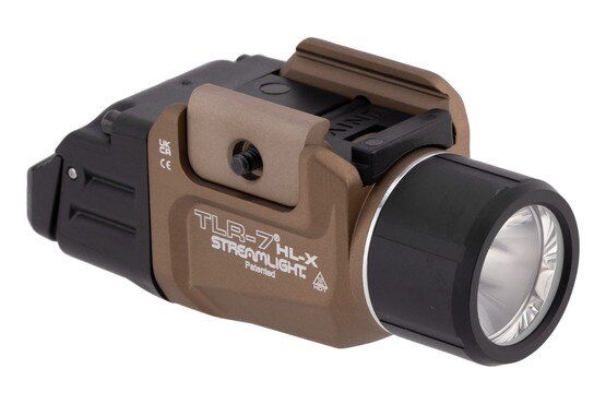 Streamlight TLR-7 HL-X Rail-Mount Light has a FDE anodized finish